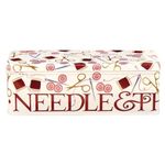 Emma Bridgewater Crafting Long Deep Rectangular Steel Storage Tin Sewing Box
