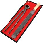 Farrier's Horse 2pcs Trimming Kit High Quality Rasp & Hoof Cutter Nipper + Case