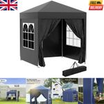 2x2m Garden Gazebo Pop Up Party Tent Awning Canopy Marquee Water Resistant