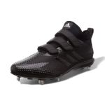 adidas Adizero Speed 8 Baseball Shoes Metal Cleats - Black - UK Size 5.5 - 11.5