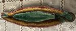 Vintage Majolica Long Dish Cucumber 16.5"