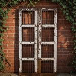 🚚 FREE DELIVERY 🚚 Pair of Antique Vintage Indian Doors Shutters