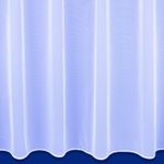 Suzy White Plain Lead Weighted Voile Net Curtain - Sold In Set Sizes - Free Post