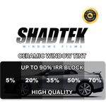 CAR WINDOWS TINTS, NANO CERAMIC HIGH QUALITY, 2-PLY, PROFESSIONAL.