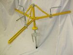 Spinning Jenny Wire Dispenser (Collapsible Fencing Rope Cattle Dereeler Cable)