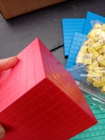Base Ten Blocks Set – Maths Counting Cubes for Kids for KS1/KS2 Learning