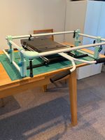 Grace Mini Quilter Tabletop Fabric Frame with box and accessories