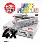 NGK LASER IRIDIUM SPARK PLUGS FOR MITSUBISHI LANCER EVO 10 X 2008-2010 ILKR8E6