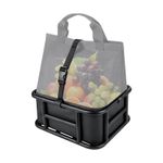 Bike Rear Basket Waterproof Anti-rust Quick Release Large Bicycle Rear With Bag