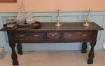 George III Period Oak Dresser Base
