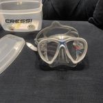 Cressi Big Eyes Evolution Crystal  Mask Clear/blue. New