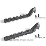 Hunter Herald 8 replacement grate fire bars 9x HHR08029 8 X HHR08030 Riddling