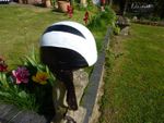 Vintage Cromwell Classic Motorcycle Helmet Pudding Basin Size 7 Phil Read