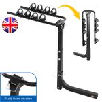 4-Bike Rack Hitch for Cars,Folding Bike Rack for Car, SUV, RV,Bicycle Carrier UK