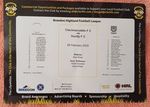 Teamsheet ~ Clachnacuddin v Huntly ~ 2024/25 ~ Highland League 