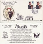GB Stamps First Day Cover Royal Wedding Lullingstone Silk Farm BENHAM SHS 1981