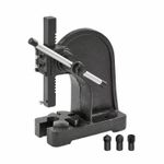 Vertical Ram Hand Press Low-Height for Maintenance Technicians, Metalworkers