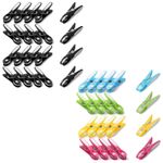 Keplin Clothes Pegs Strong Spring Secure Clamping for Indoor Outdoor Use