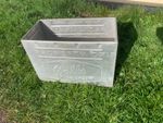Vintage Aluminium Walls Ice Cream Box 8"x 11"x 16" Planter