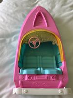 Barbie Holiday Fun Speed Boat 16” Mattel W/Folding Platform