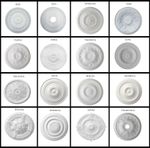 Ceiling Rose Resin Strong Lightweight Design Not Polystyrene Easy Polyurethane