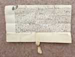 1562 Essex Abberton Mersea 16th century Latin Vellum Deed Document Calligraphy