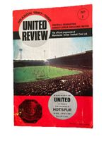 1967-68 Manchester United v Tottenham Hotspur FA Charity Shield Programme