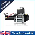 ELECTRIC WINCH 3000LB 12v STEEL ROPE BLACK WIRELESS RECOVERY Workshop