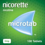 2x Nicorette Microtab 2mg - 100 Sublingual Tablets