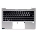 HP ProBook 440 G10 Replacement Laptop Keyboard Palmrest with Backlit Silver UK