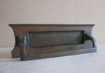antique brass letter box