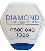 Texecom Odyssey Hex Blue Dummy Alarm box twin flashing LED LIFETIME GUARANTEE