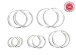 925 Sterling Silver Hoop Sleeper Earrings | 6mm - 18mm |  Small - Large