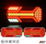 L & R Led Smart Dynamic Progressive Rear Tail Lights  Truck Trailer Lorry E Mark