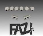6 x WHITE KNOBS OEM + 2FADER CAP XDJ RX3 TRAKTOR PIONEER DJ MIXER DENON PRIME 4
