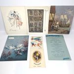 Cunard QE Queen Elizabeth Breakfast Luncheon Dinner Events Programme Bundle