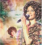 Whitney Houston Togo MNH 3470