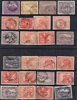 AUSTRALIAN STATES Tasmania: Postmarks on Views issue on leaves - 44134