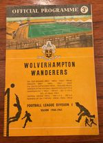 CUP WINNERS CUP SEMI FINAL 1961 Wolves v Glasgow Rangers