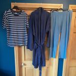 Bundle Of Mens Clothes L to XL Sleepwear Robe top bottoms 