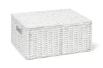 Storage Basket White Large Paper Rope Box With Lid By Arpan