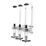 3 Bottle Stand Wall Mounted Pub Bar Spirit Wine Beer Drinks Optics Dispenser