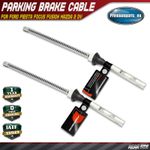 2x Hand Brake Cable Rear Side for Ford Fiesta Focus Fusion Mazda 2 DY 5977007010