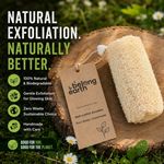 Eco Friendly Natural Loofah Shower Sponge Body Scrubber Exfoliator Compostable