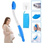Foldable Toilet Aid，15.7” Long Comfort Wipe Wand Bottom Buddy Toilet Self Tissue