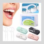 Dental Floss Portable Case Dental Dispenser Floss Storage Box 62xPieces each Set