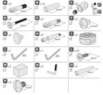 Full Set of Fixings for the Mama's and Papa's Sienna Cot Bed