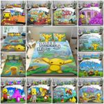 Kids Wobbly Life 3D Duvet Cover Pillowcases Single Double King Bedding Set GiftK