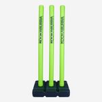 Kookaburra Blast Plastic Stumps with Base Indoor or Outdoor - Free & P&P