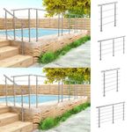 Stainless steel handrails  Suitable for indoor and outdoor staircases and steps